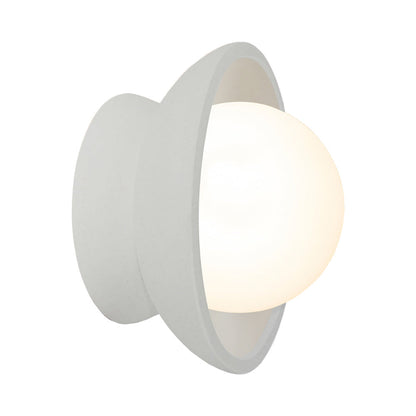 Ambiance Mini Coupe Wall Light in Matte White.