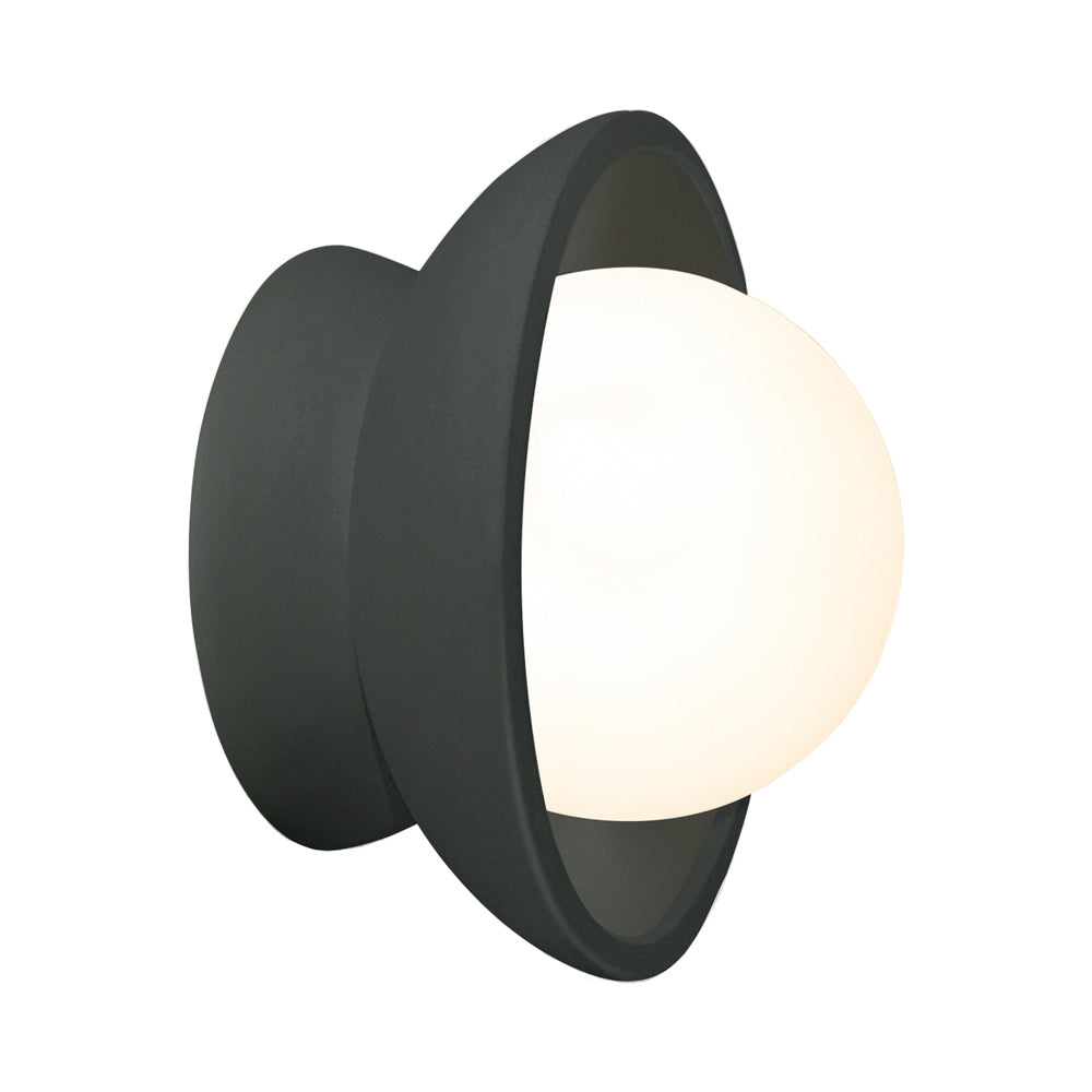 Ambiance Mini Coupe Wall Light in Pewter Green.