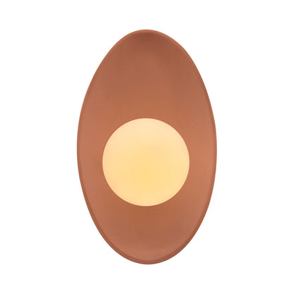 Ambiance Oval Coupe Wall Light in Adobe.