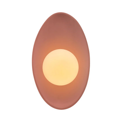 Ambiance Oval Coupe Wall Light in Canyon Clay.