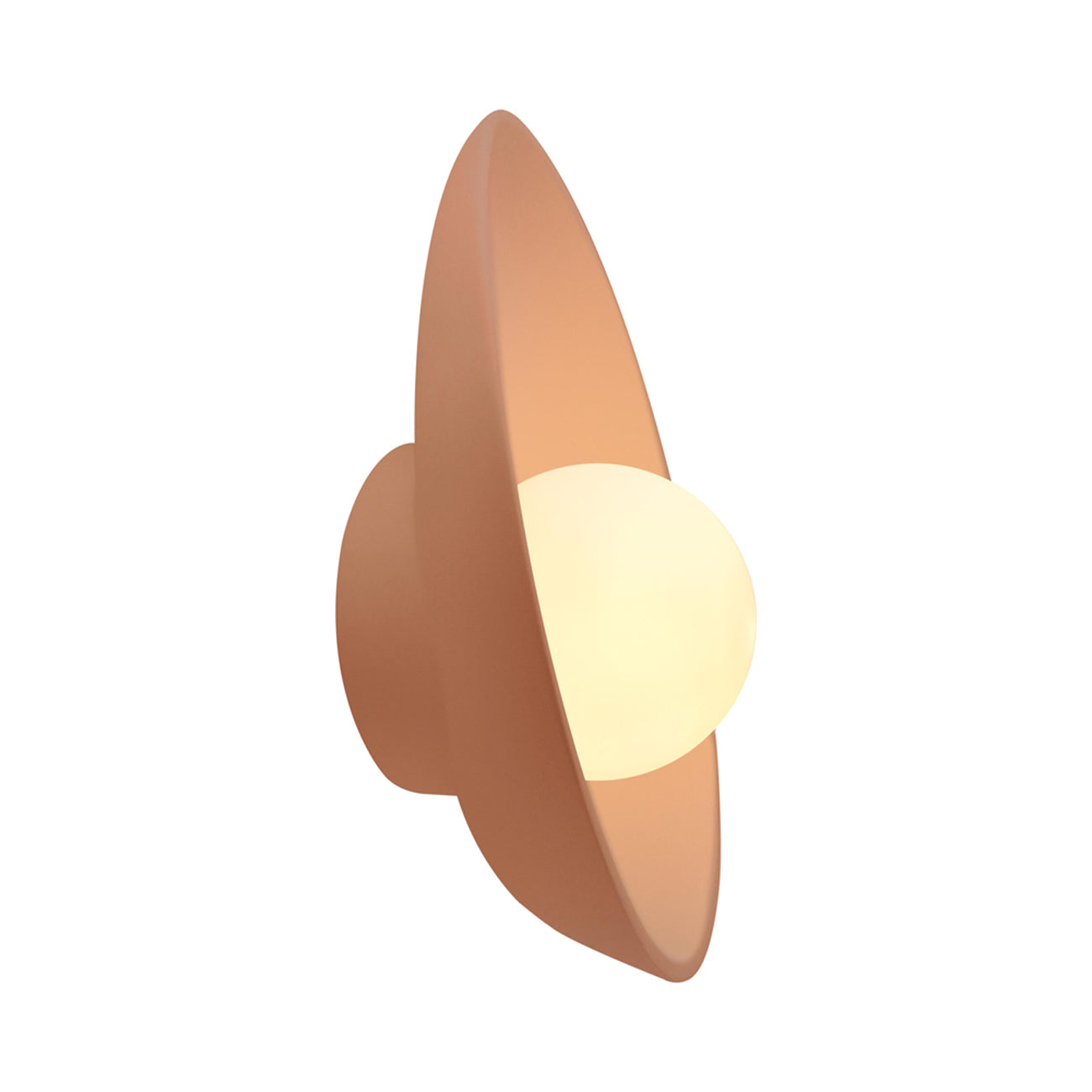 Ambiance Oval Coupe Wall Light in Detail.