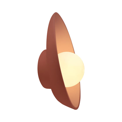 Ambiance Oval Coupe Wall Light in Detail.