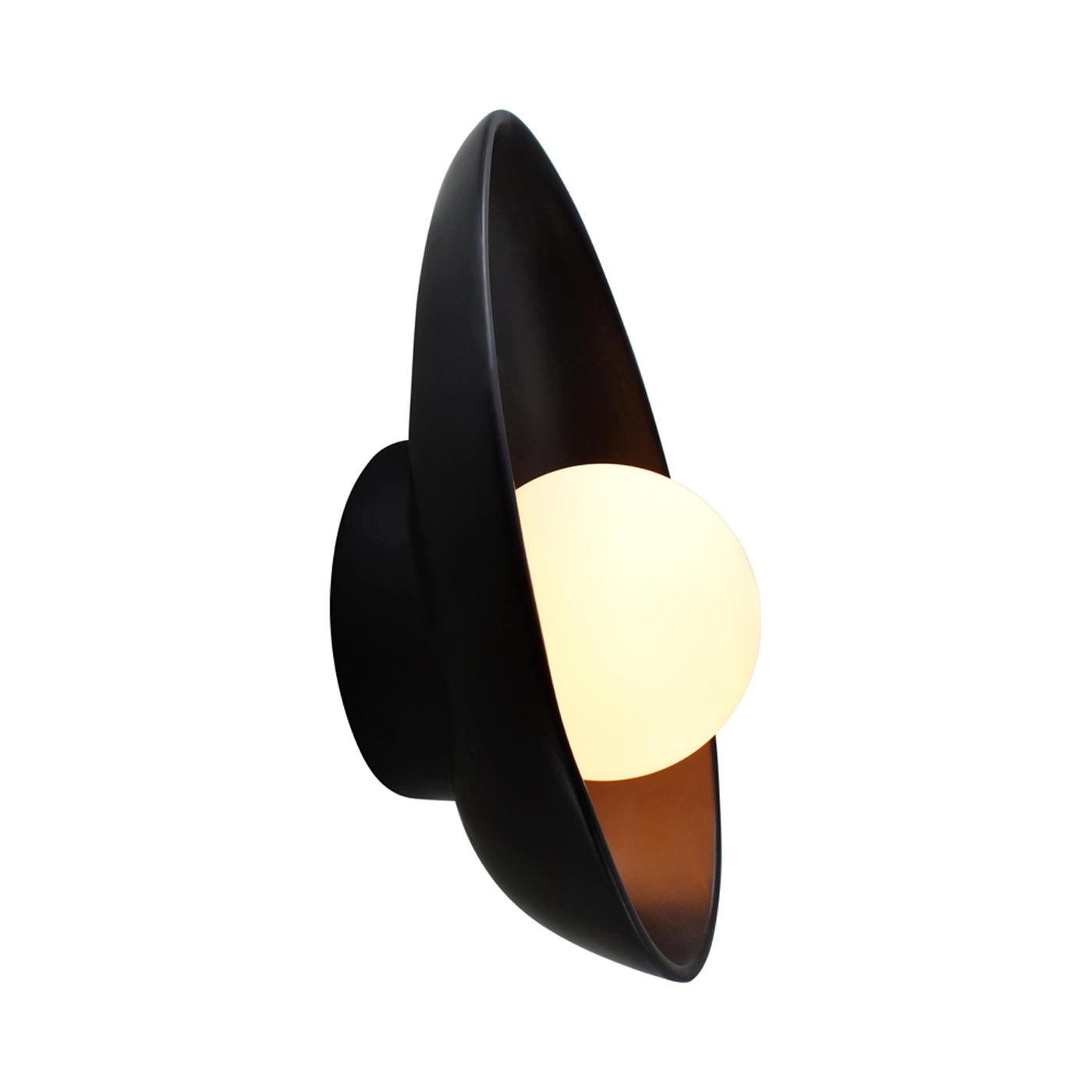 Ambiance Oval Coupe Wall Light in Detail.