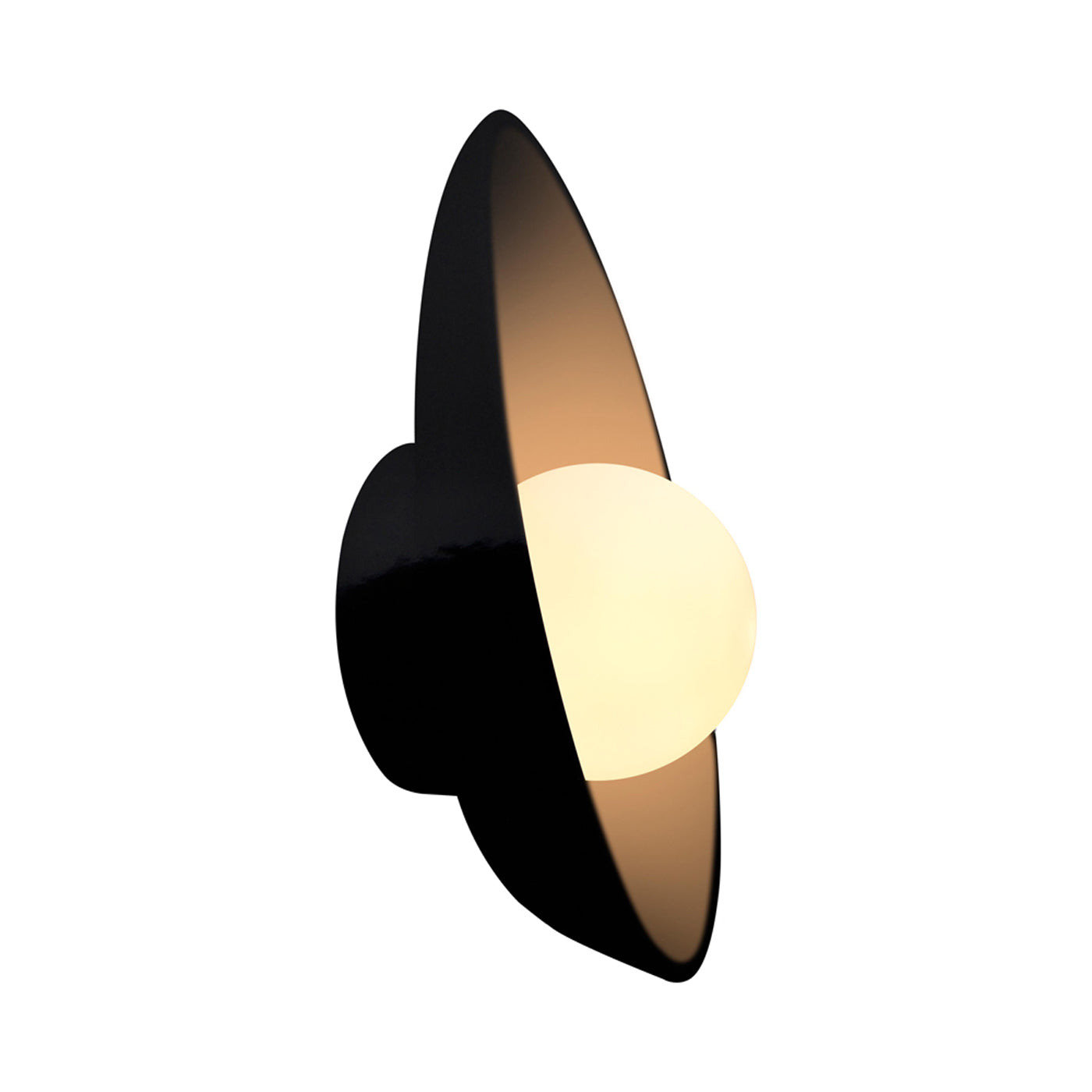 Ambiance Oval Coupe Wall Light in Detail.