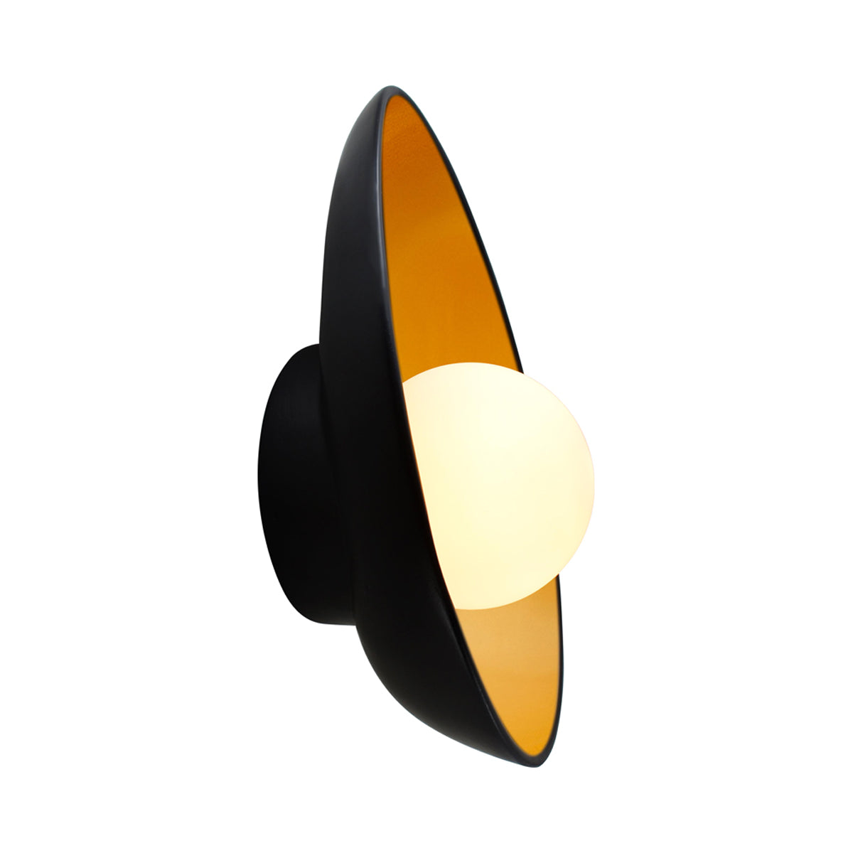Ambiance Oval Coupe Wall Light in Detail.