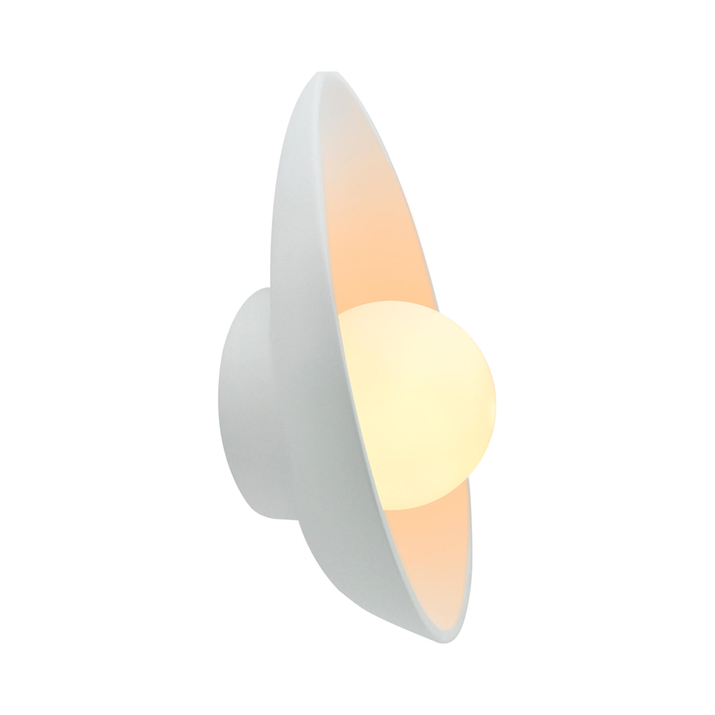 Ambiance Oval Coupe Wall Light in Detail.