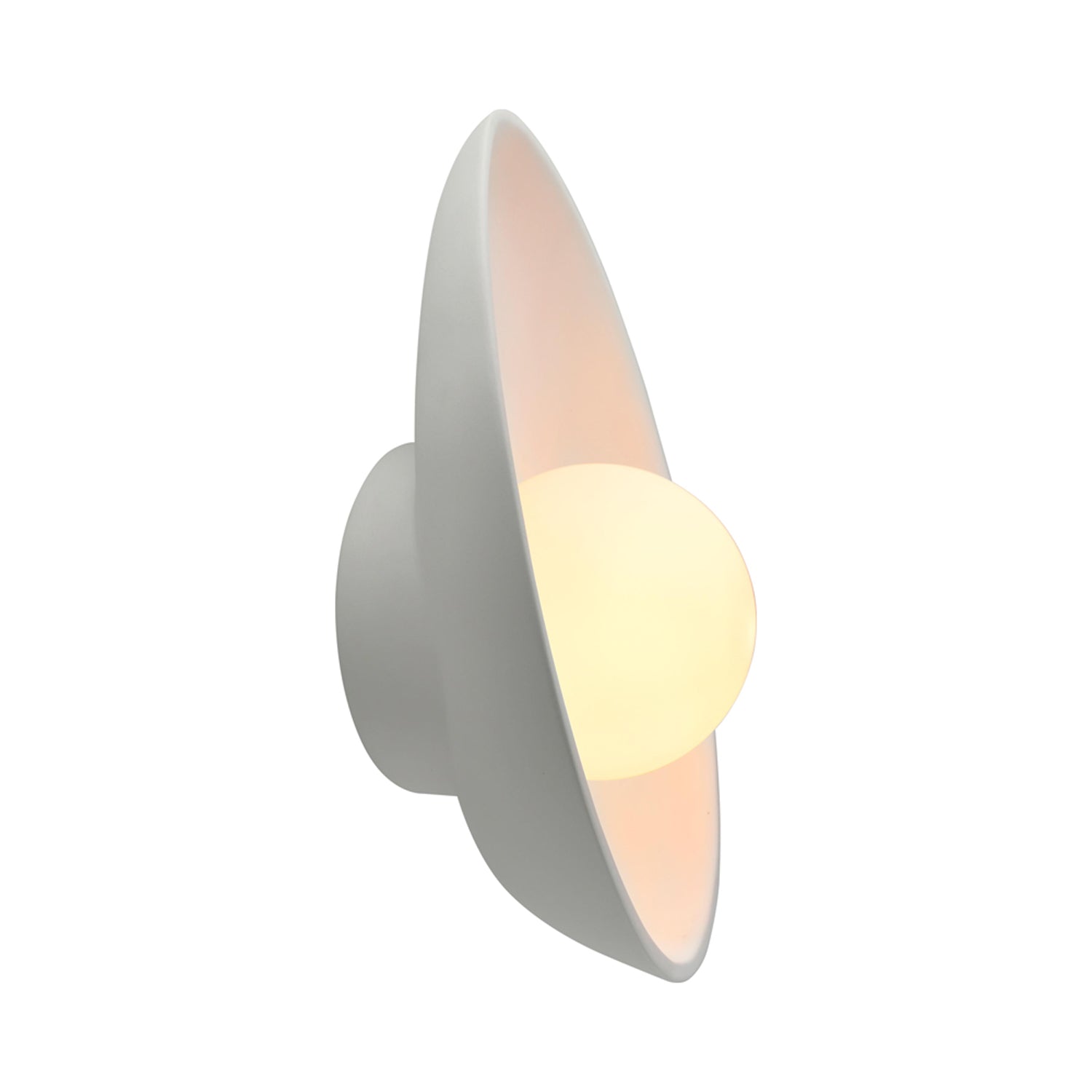 Ambiance Oval Coupe Wall Light in Detail.