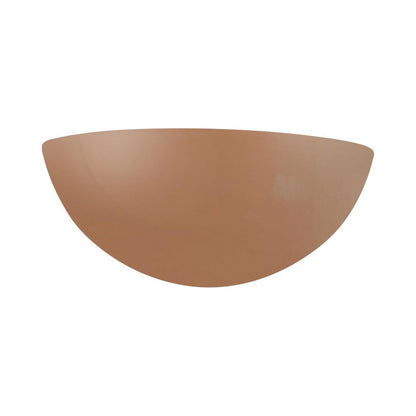 Ambiance Quarter Sphere Wall Light in Adobe.