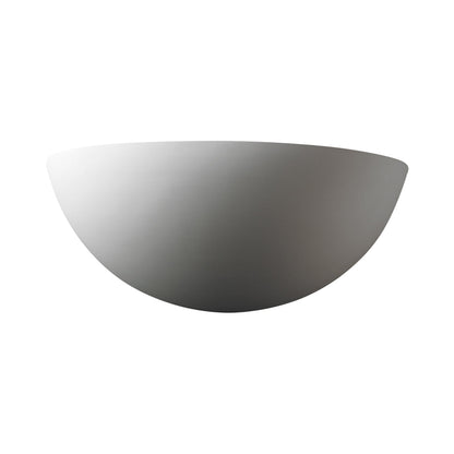 Ambiance Quarter Sphere Wall Light in Bisque.