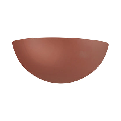 Ambiance Quarter Sphere Wall Light in Canyon Clay.