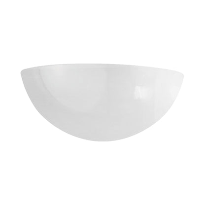 Ambiance Quarter Sphere Wall Light in Gloss White.