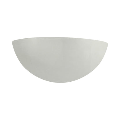 Ambiance Quarter Sphere Wall Light in Matte White.