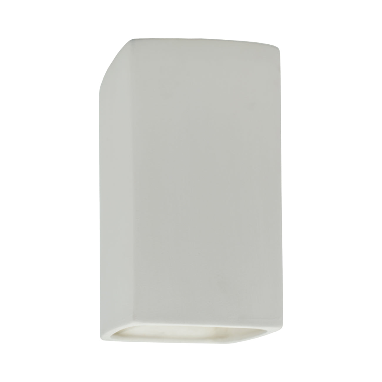 Ambiance Rectangle Open Top and Bottom Outdoor Wall Light in Bisque.