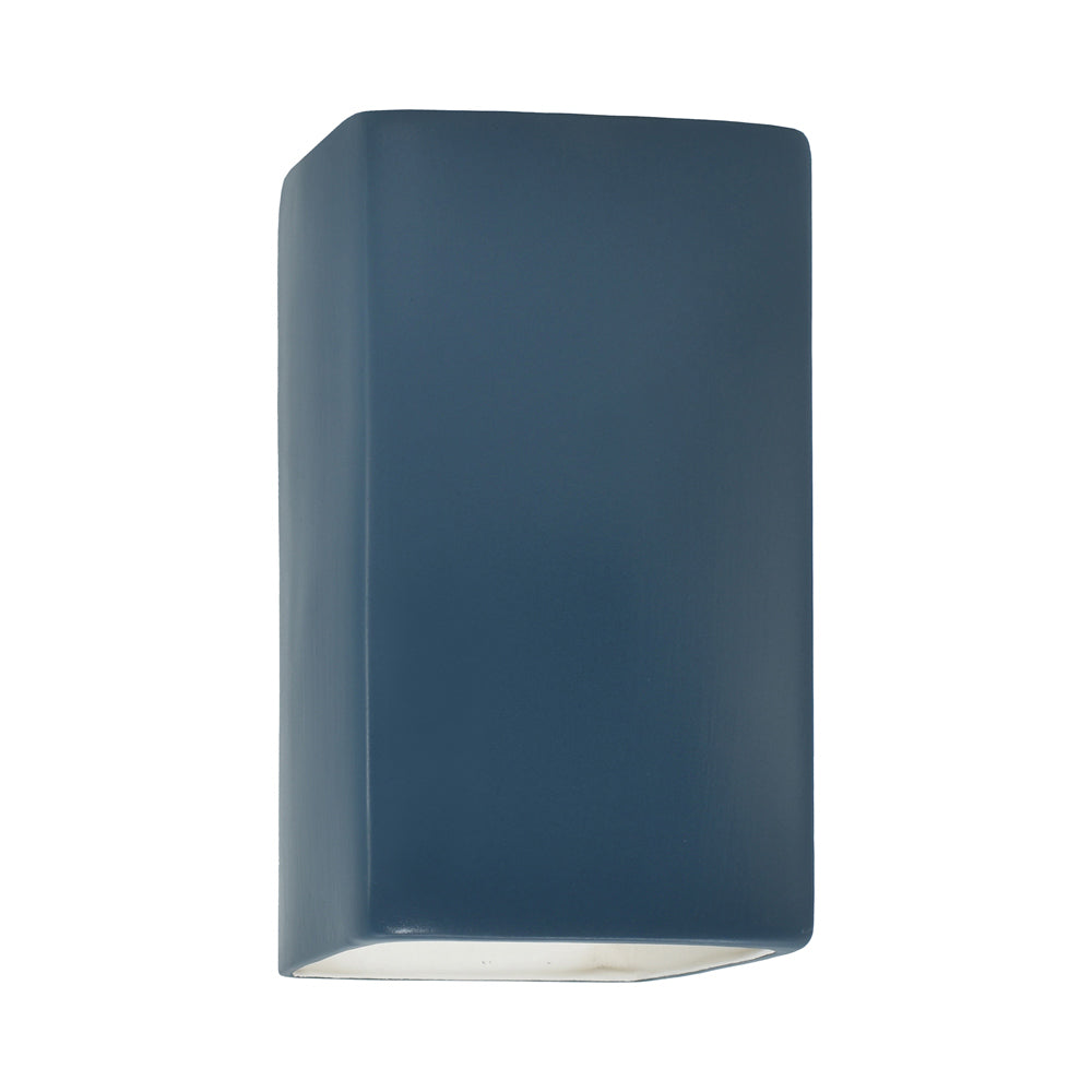 Ambiance Rectangle Open Top and Bottom Outdoor Wall Light in Midnight Sky.