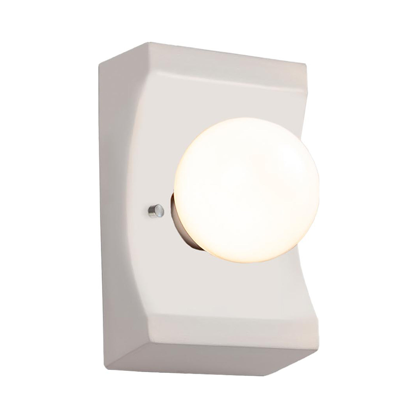 Ambiance Scoop Wall Light in Bisque.
