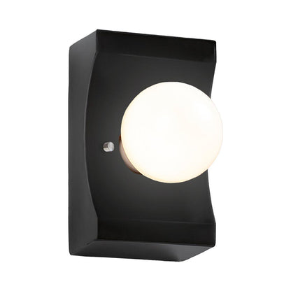 Ambiance Scoop Wall Light in Carbon Matte Black.