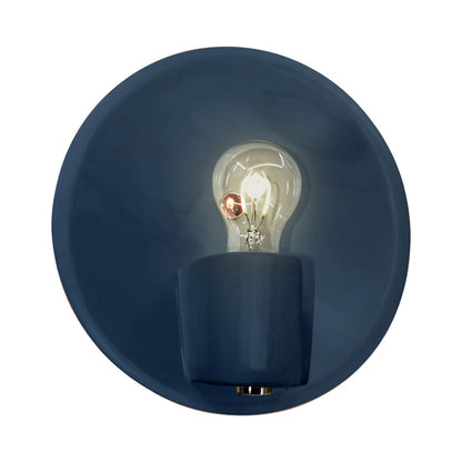 Ambiance Shield Wall Light in Midnight Sky/Polished Brass.