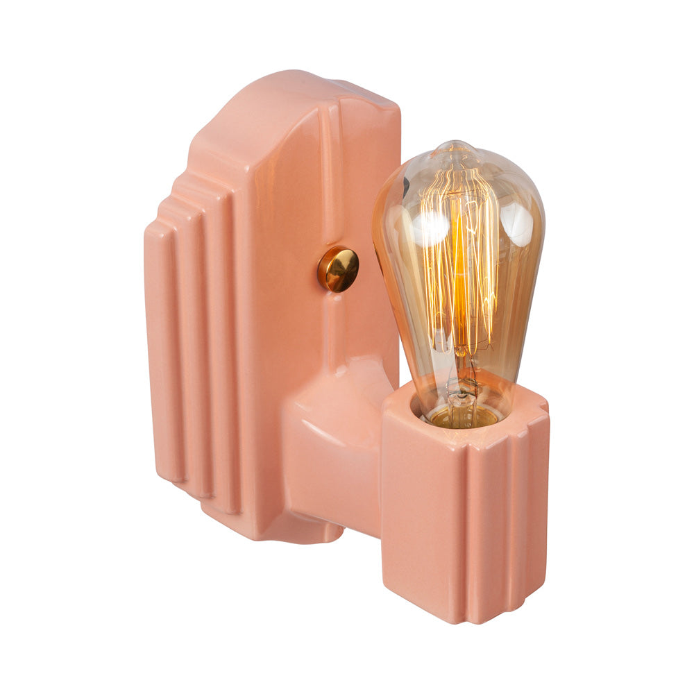 American Classics Deco Rectangle Wall Light in Detail.