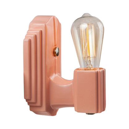 American Classics Deco Rectangle Wall Light in Detail.