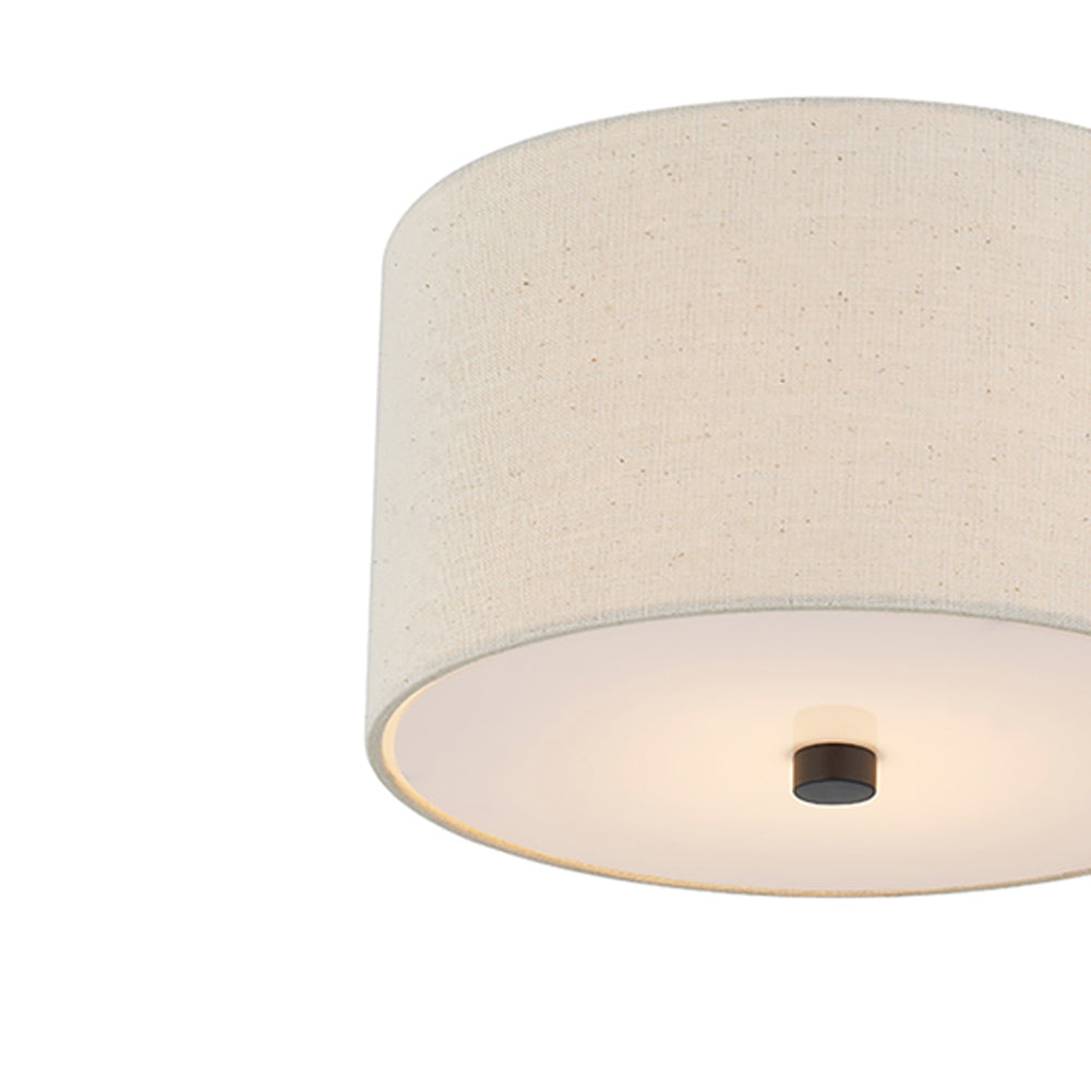 Classic Drum Flush Mount Ceiling Light in Detail.