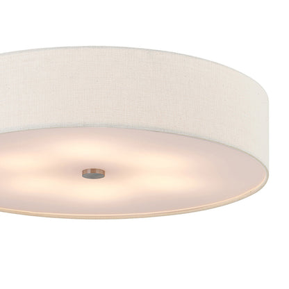 Classic Drum Flush Mount Ceiling Light in Detail.