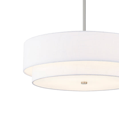 Classic Tiered Drum Pendant Light in Detail.