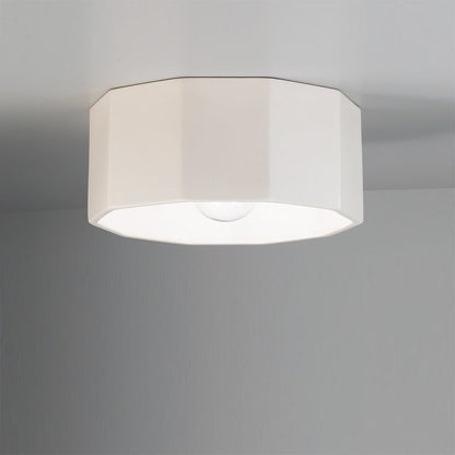 Deca Outdoor Flush Mount Ceiling Light in Detail.