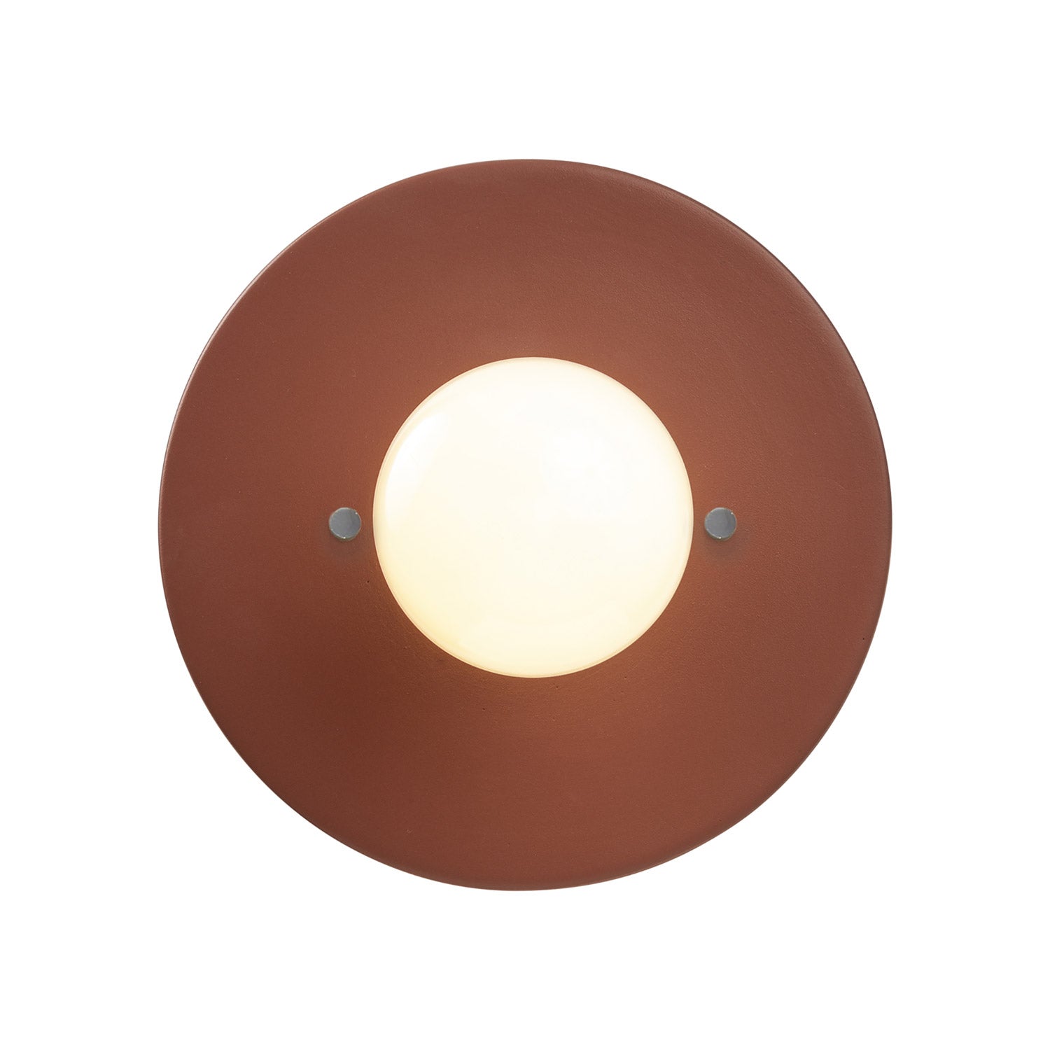 Discus Wall Light in Canyon Clay.