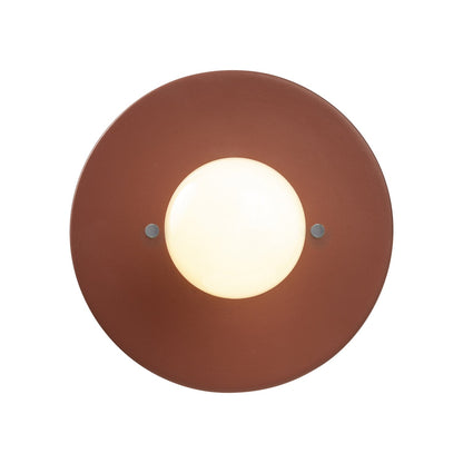Discus Wall Light in Canyon Clay.