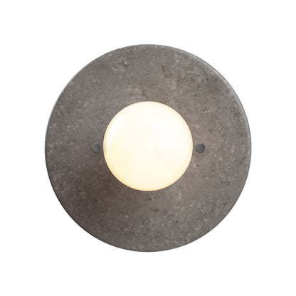 Discus Wall Light in Concrete.
