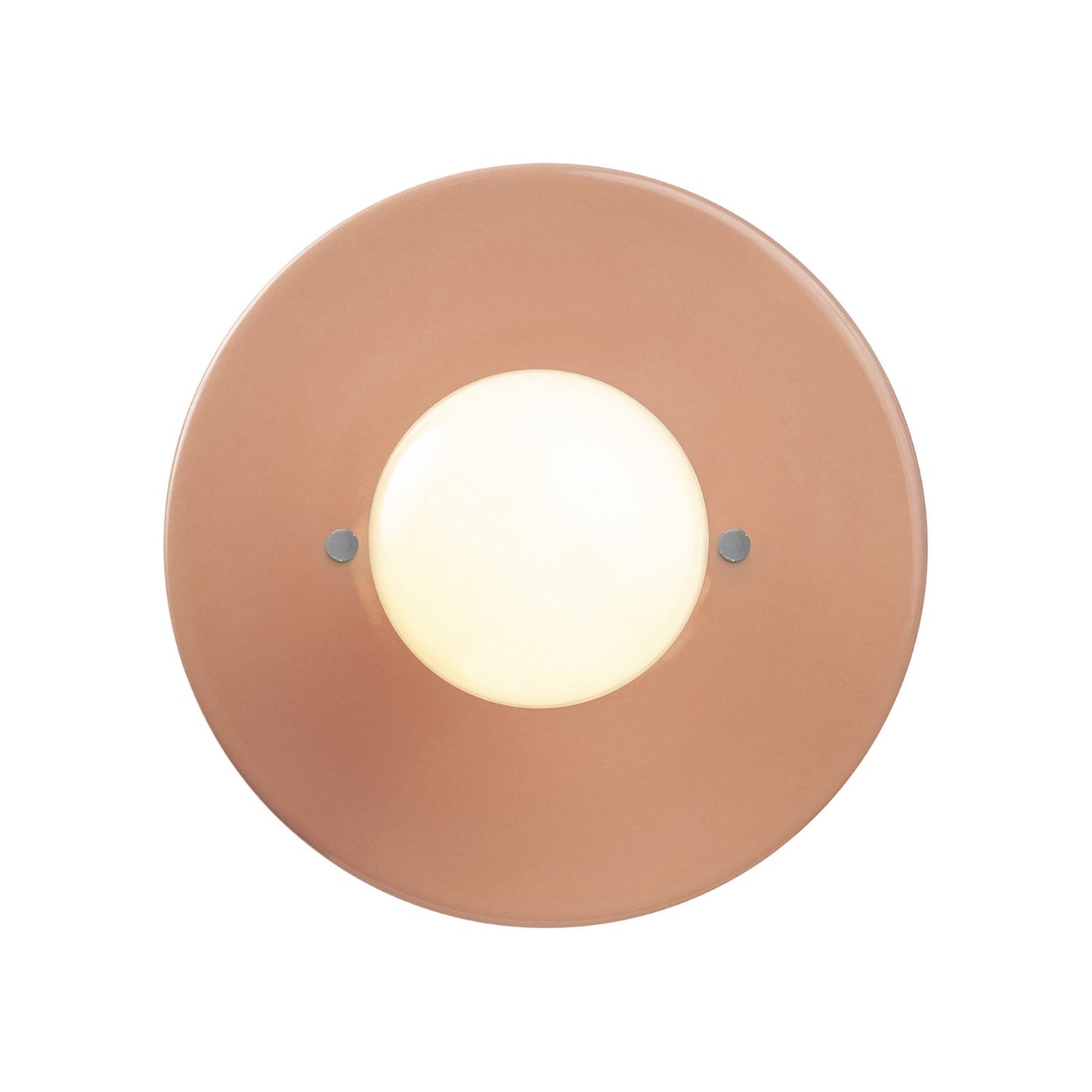 Discus Wall Light in Gloss Blush.