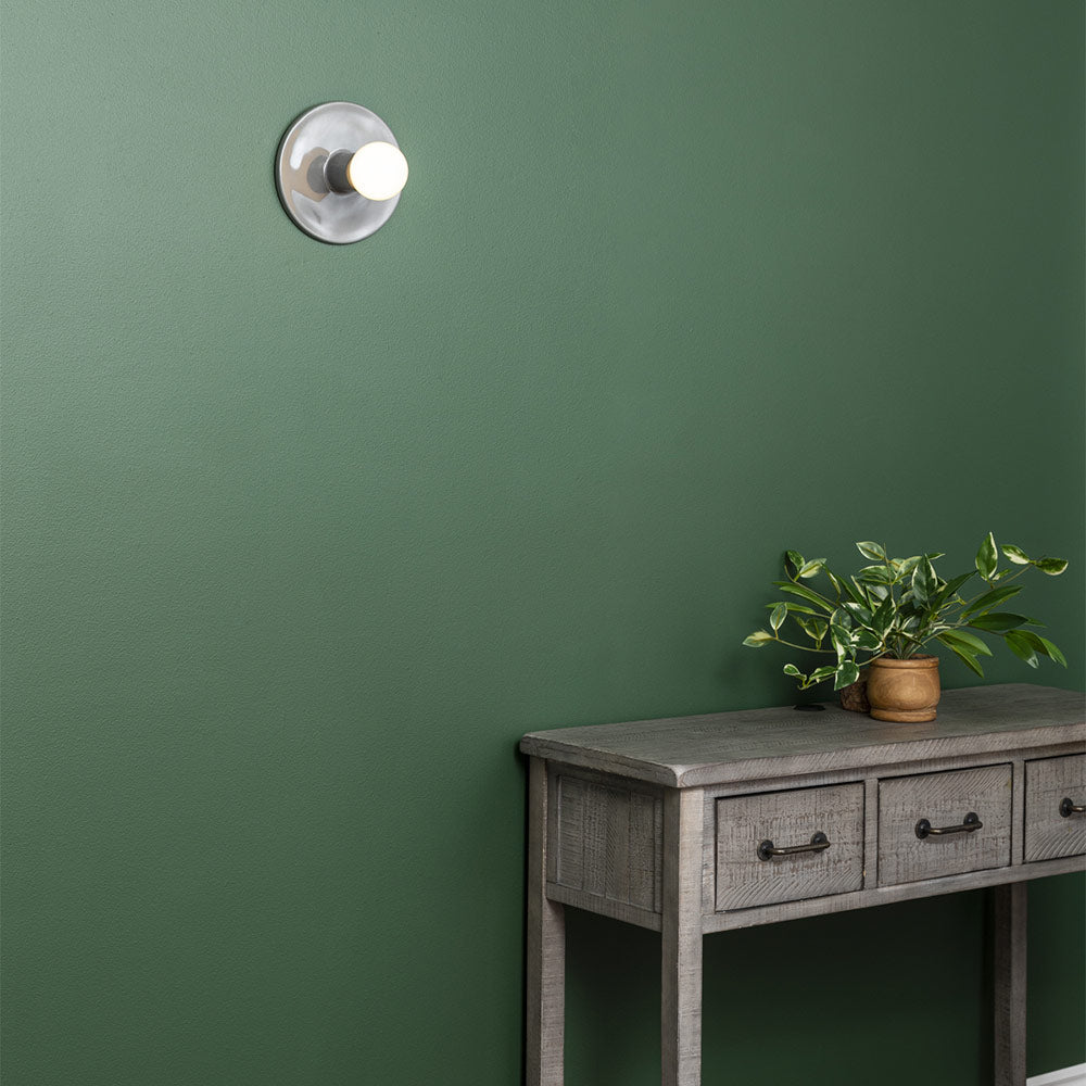 Discus Wall Light in living room.
