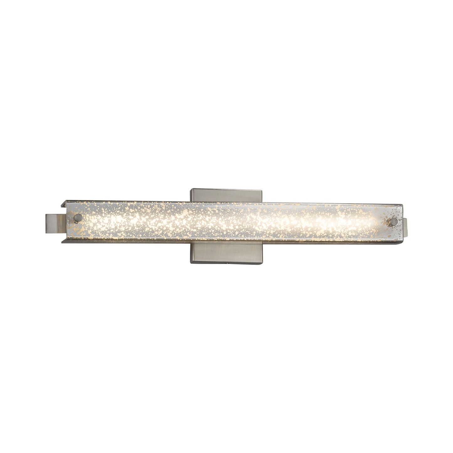 Edge ADA LED Bath Vanity Light Brushed Nickel/Mercury Glass (23-Inch).