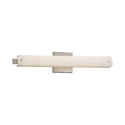 Edge ADA LED Bath Vanity Light Brushed Nickel/Opal (23-Inch).