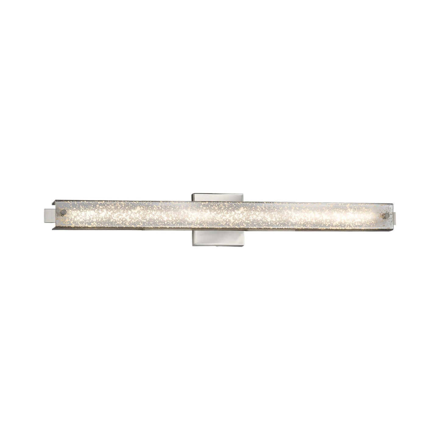 Edge ADA LED Bath Vanity Light Brushed Nickel/Mercury Glass (30.5-Inch).