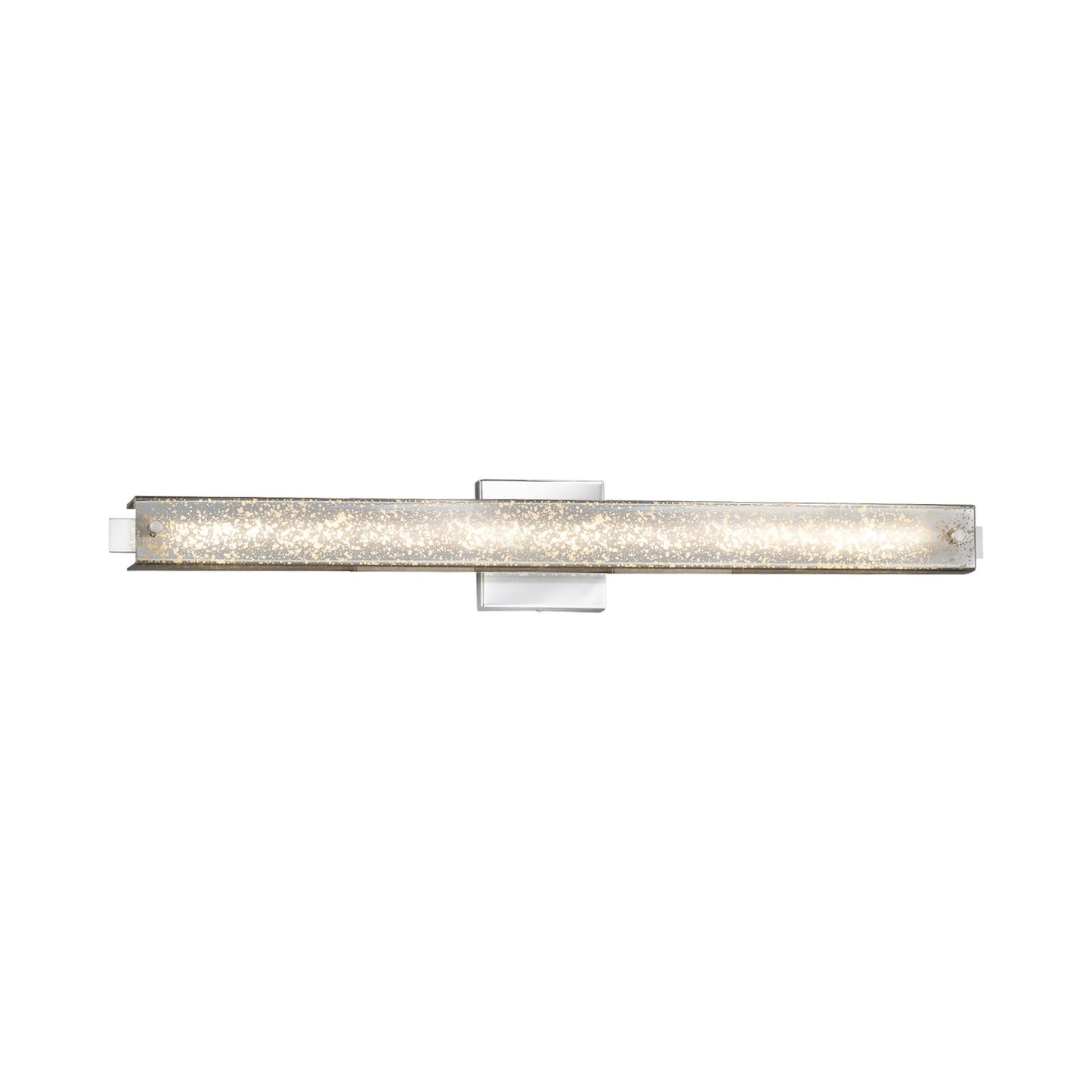 Edge ADA LED Bath Vanity Light Polished Chrome/Mercury Glass (30.5-Inch).