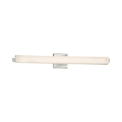 Edge ADA LED Bath Vanity Light Brushed Nickel/Opal (30.5-Inch).