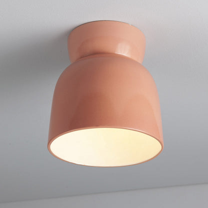 Hourglass Flush Mount Ceiling Light in Detail.