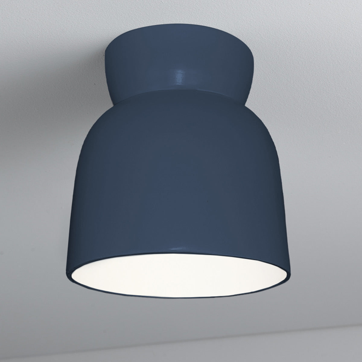 Hourglass Flush Mount Ceiling Light in Detail.