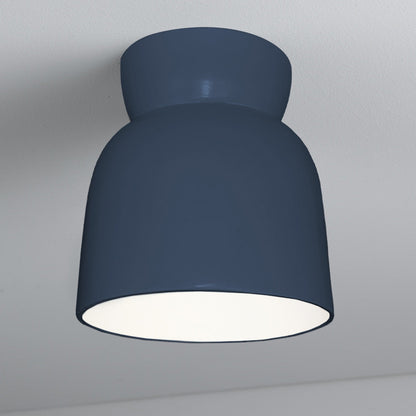 Hourglass Flush Mount Ceiling Light in Detail.