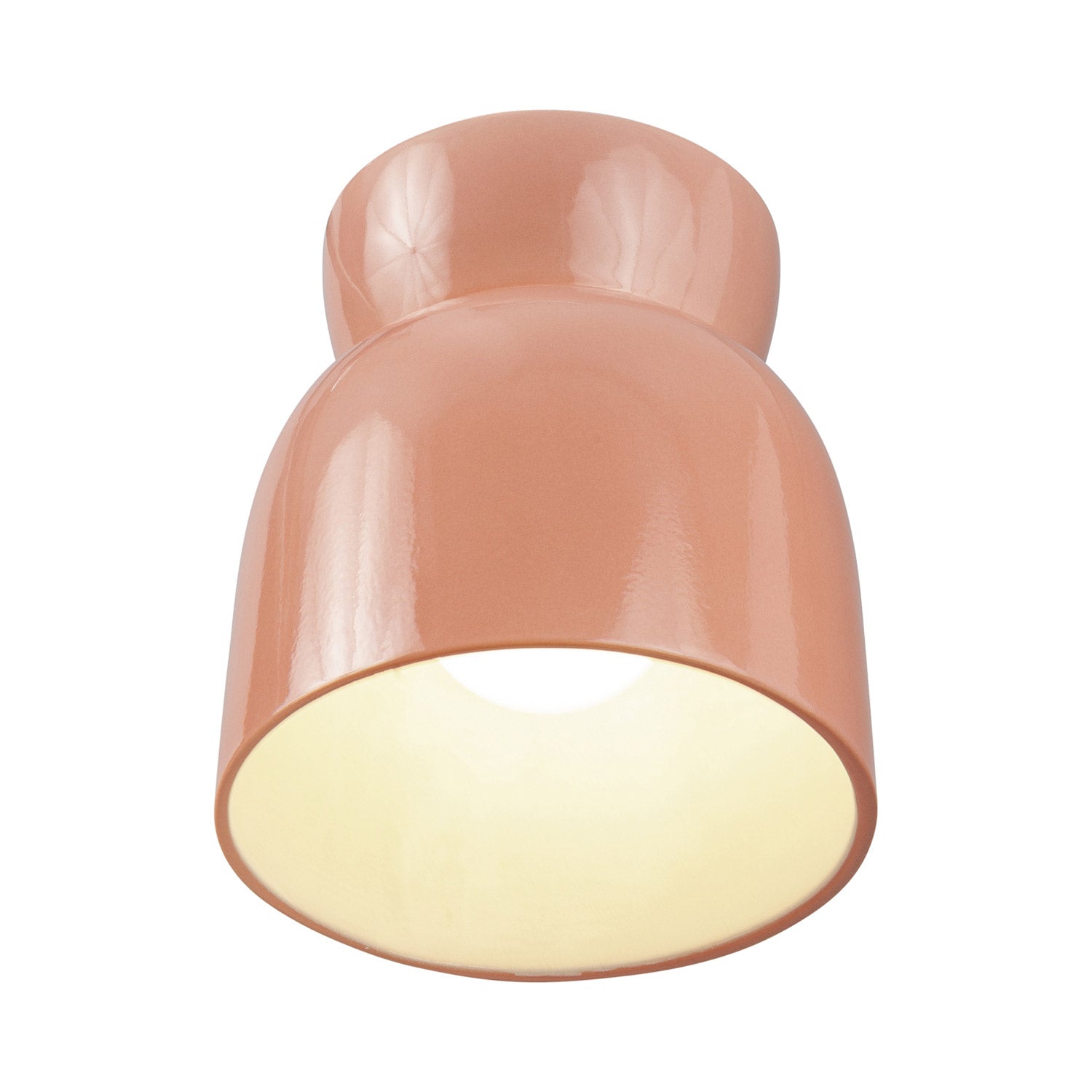 Hourglass Flush Mount Ceiling Light in Detail.
