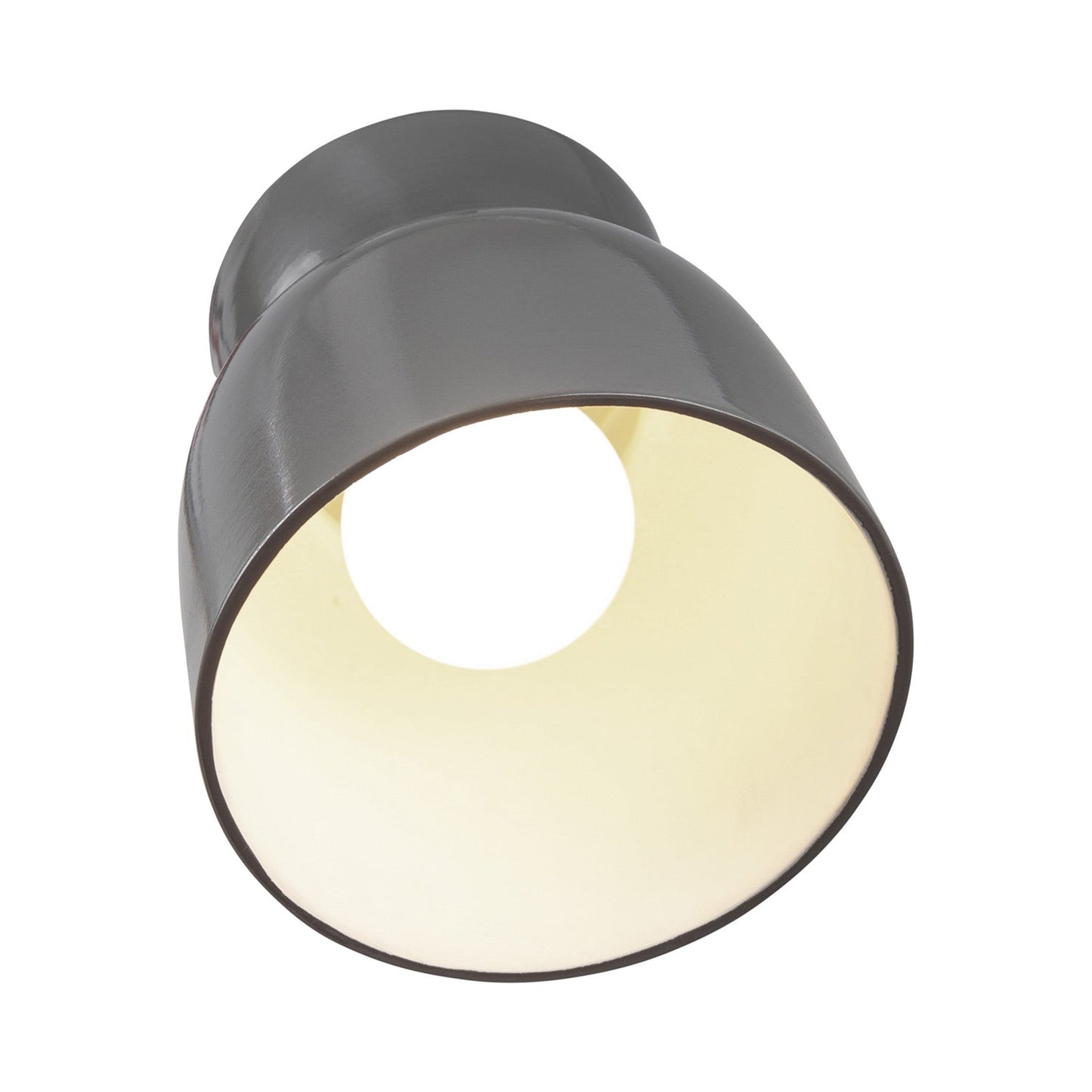 Hourglass Flush Mount Ceiling Light in Detail.
