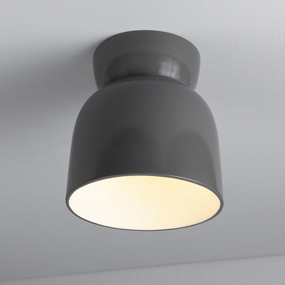 Hourglass Outdoor Flush Mount Ceiling Light in Detail.