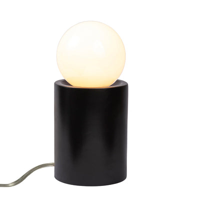 Pillar Portable Table Lamp in Carbon Matte Black.