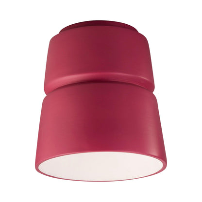 Radiance Cone Flush Mount Ceiling Light in Cerise.