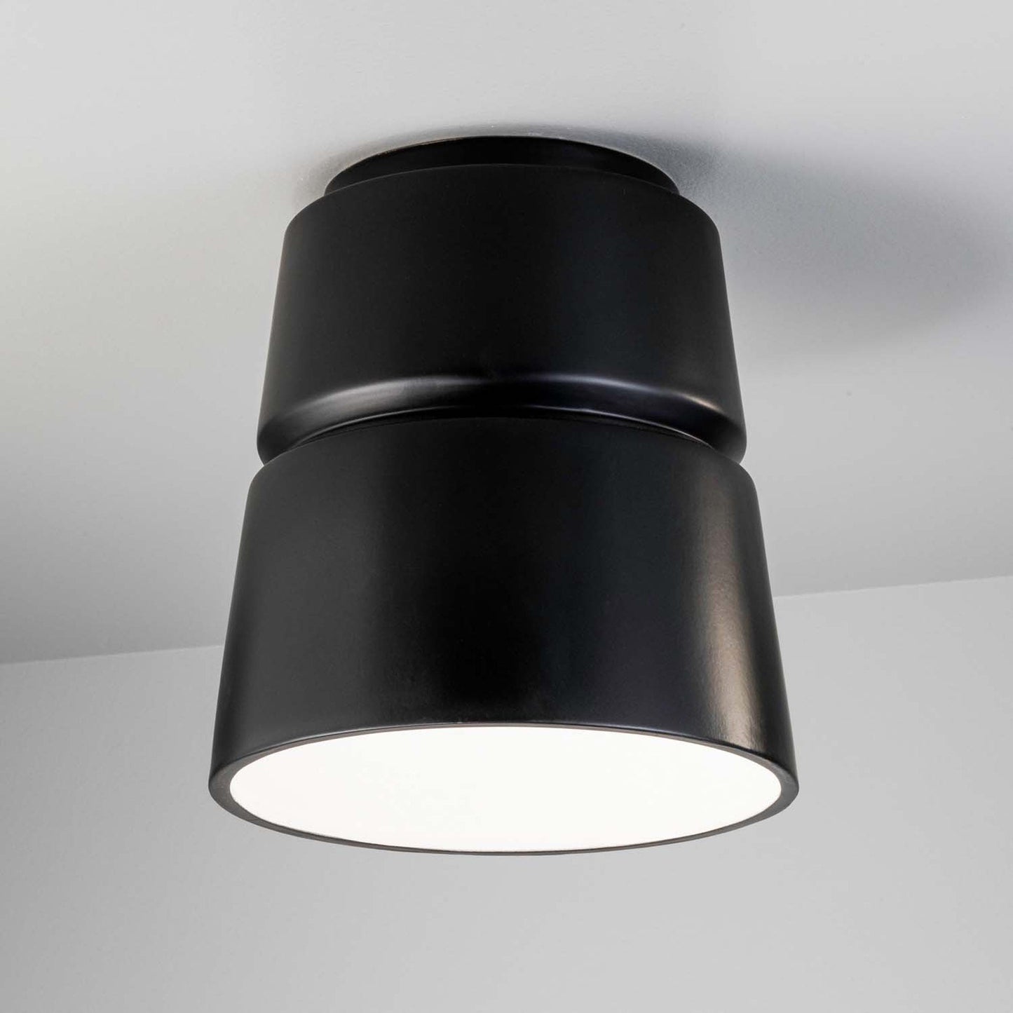 Radiance Cone Flush Mount Ceiling Light in Detail.