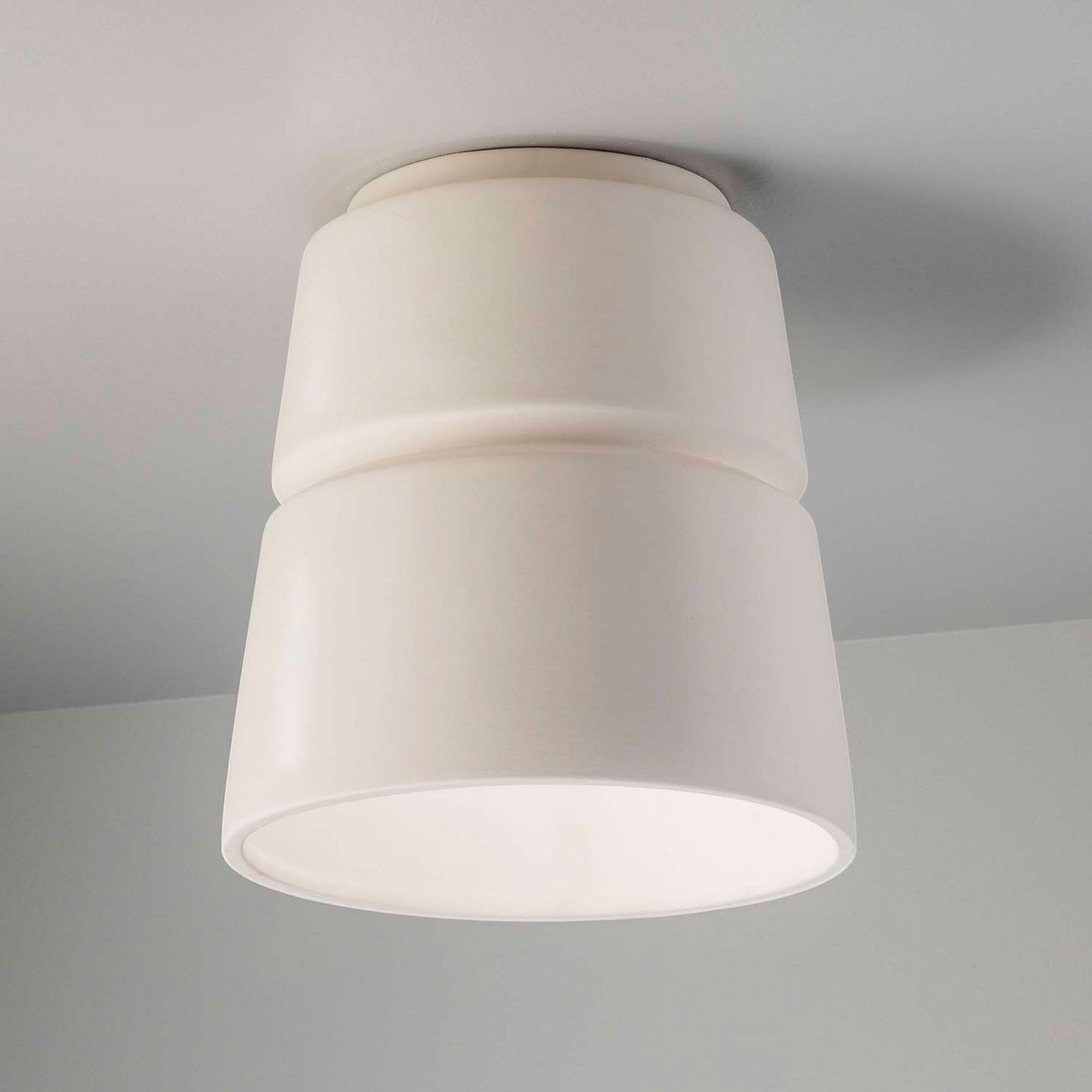 Radiance Cone Flush Mount Ceiling Light in Detail.