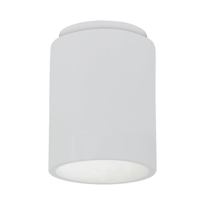 Radiance Cylinder Flush Mount Ceiling Light in Gloss White.
