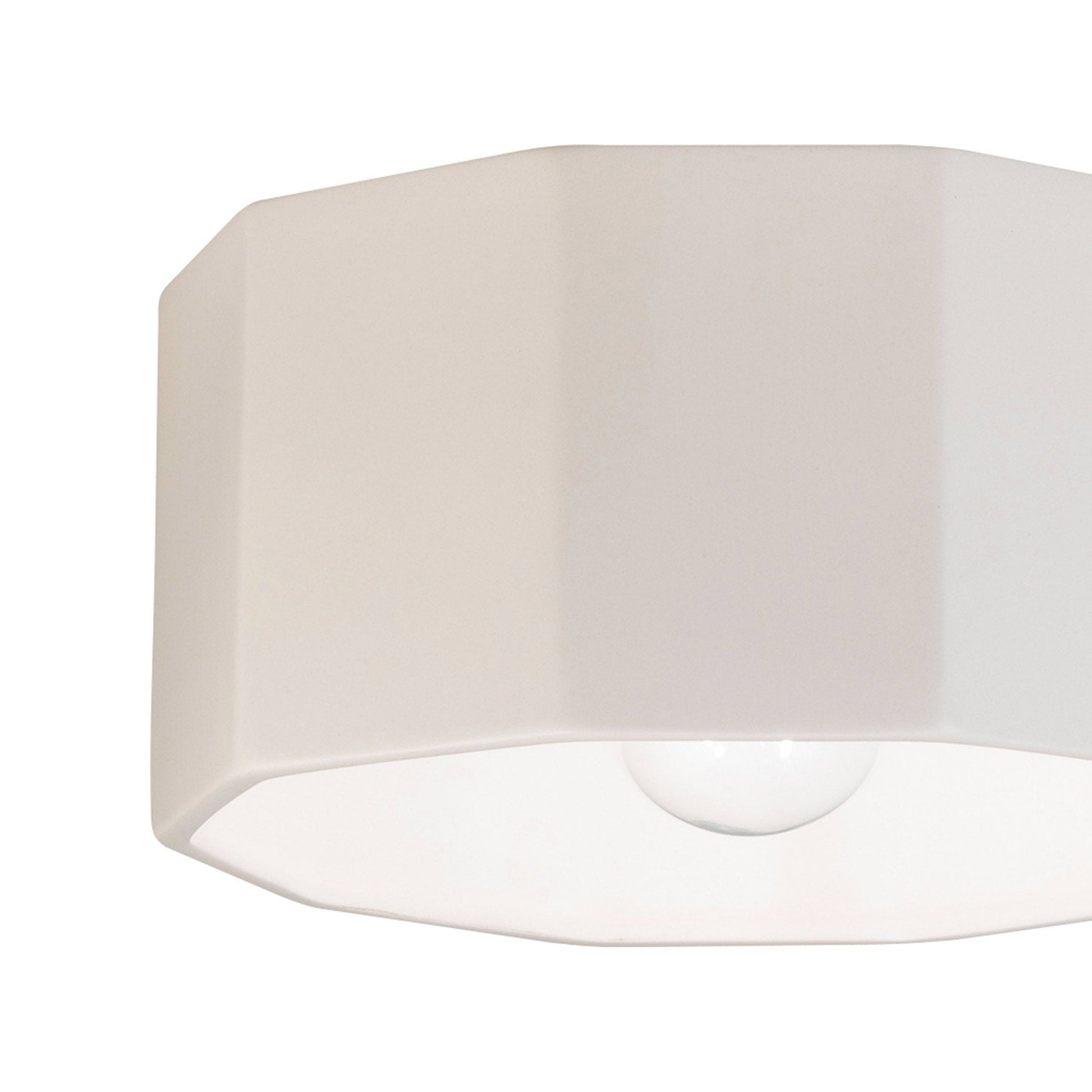 Radiance Deca Flush Mount Ceiling Light in Detail.