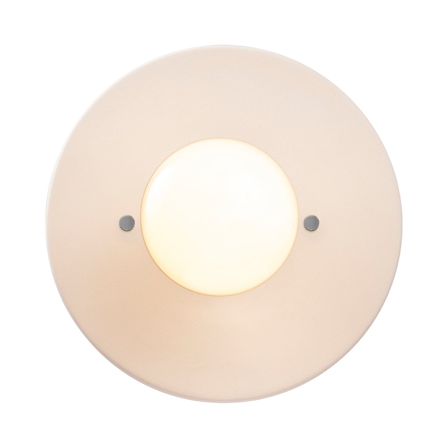 Radiance Discus Flush Mount Ceiling Light in Detail.